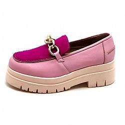 LUXURY LOAFERS PINK/FUCSIA PONY