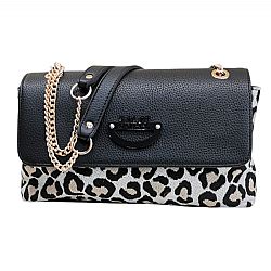 ΤΣΑΝΤΑ ΩΜΟΥ/ΧΙΑΣΤΙ ΜΕ ΑΛΥΣΙΔΑ/ ΓΚΡΙ LEOPAR