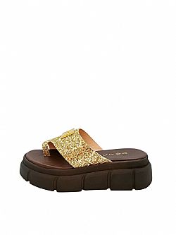 ΦΛΑΤΦΟΡΜ GLITTER GOLD