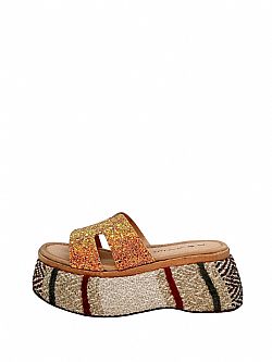 ΦΛΑΤΦΟΡΜ ORANGE GLITTER/F11